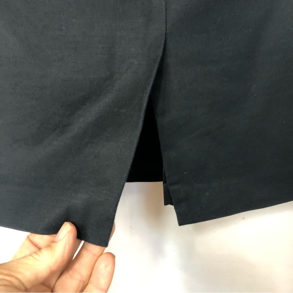 Banana Republic Women’s Slim Skirt Navy Fitted Business Topstitch on Waistband - Picture 3 of 8